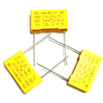 X1 Metallized Polypropylene Film Capacitor Box Type