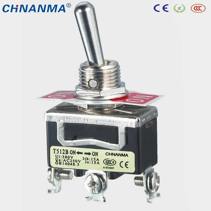 15A/25A 250VAC Aluminum 3 Position Toggle Switch