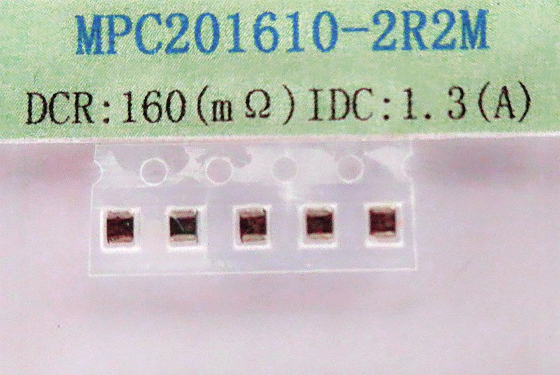 Molding Power Inductor, 2.2uh 20%, IDC~1.3AMP, Dcr~0.16ohm