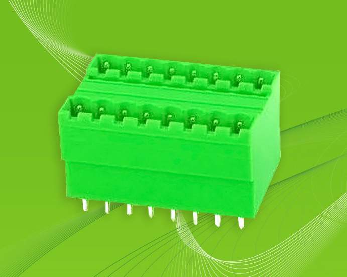 Pluggable Terminal Block with Double Pin Spacing