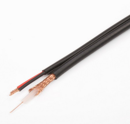 1000ft High Quality Siamese Rg59 Coaxial Cable 2DC for CCTV