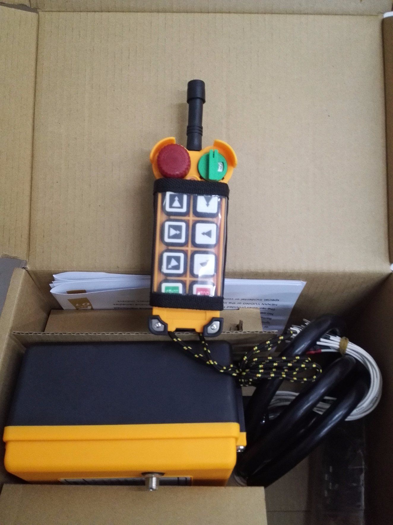 6 Buttons with 2 Speed Industrial Crane Remote Control System
