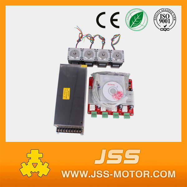 4axis NEMA 23 Stepper Motor for Small CNC with Power Supply and Driver Board