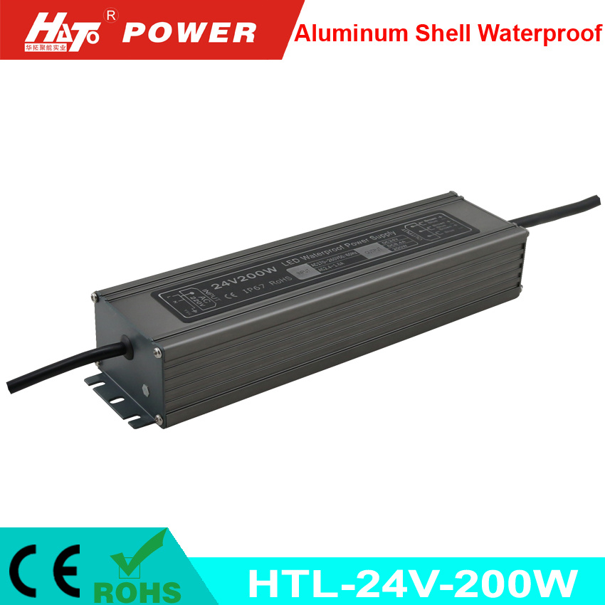 24V 8A New Waterproof LED Power Supply Ce RoHS Htl-Series