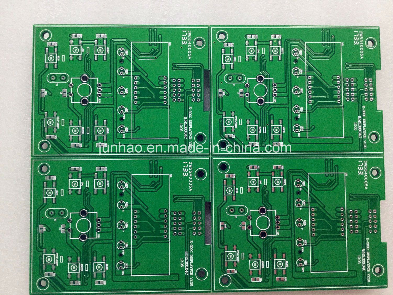 Green 2 Layer Circuit Board Double-Sided Rigid PCB Manufacturing