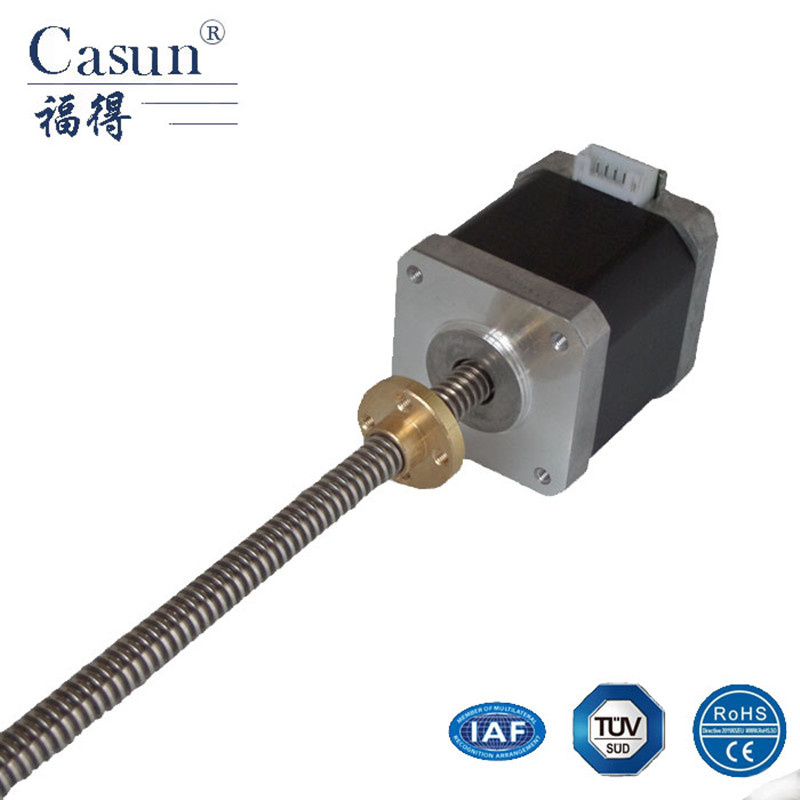 NEMA 17 2 Phase Threaded Rod 8mm Diameter External Lead Screw Stepper Motor (42X48mm bipolar)