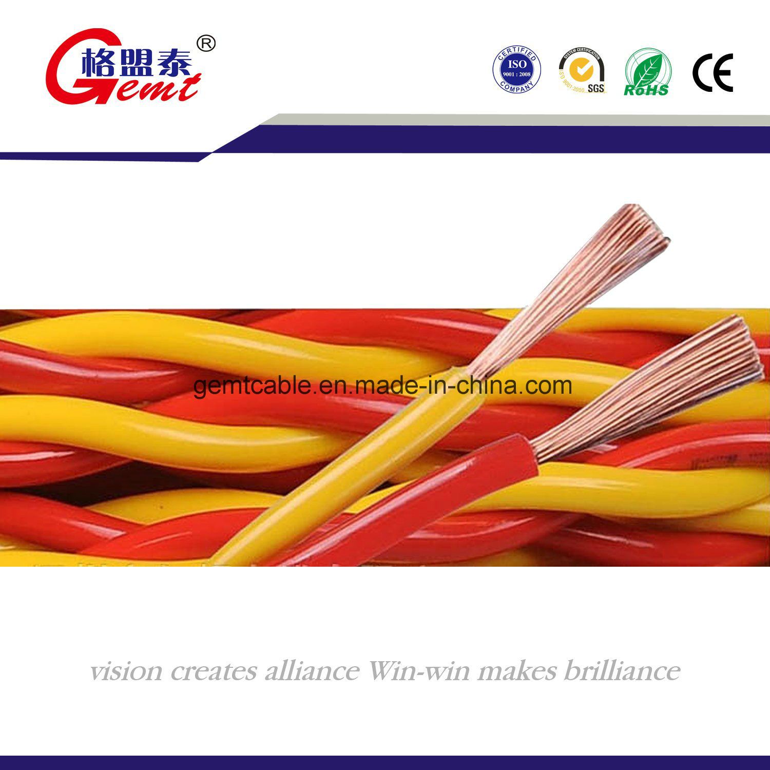 Fire Resistance Twisted Pair Cable Electric Cable