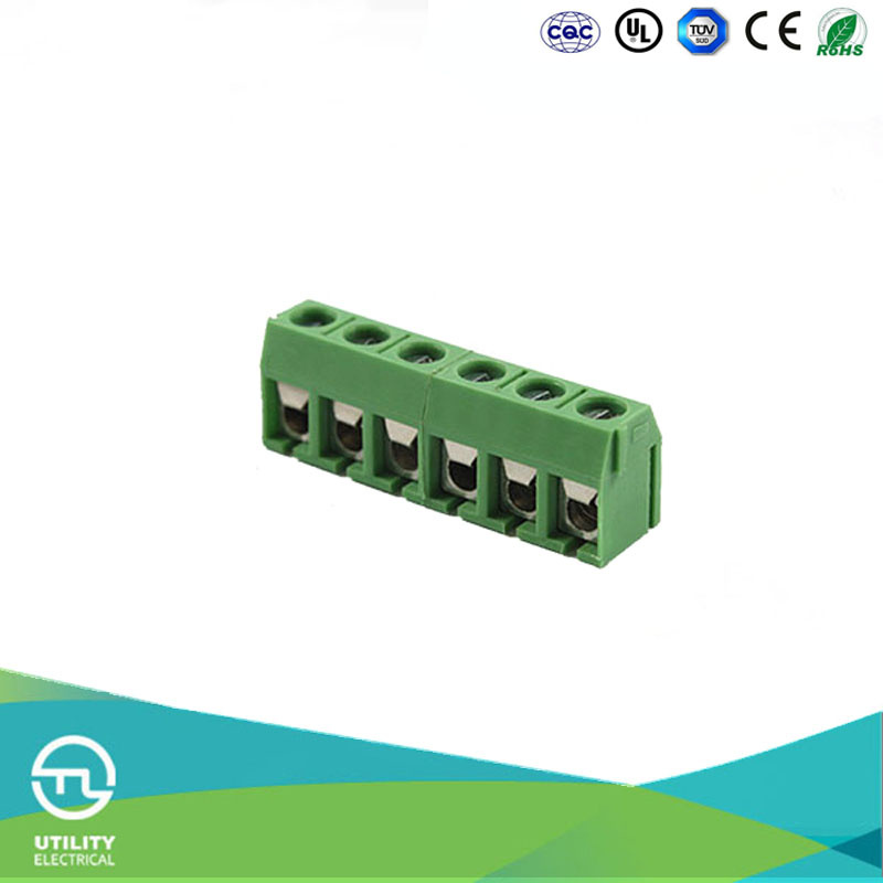 Utl Manufacture 5.0mm Pitch PCB Terminal Blocks Electrical Cable Connectors