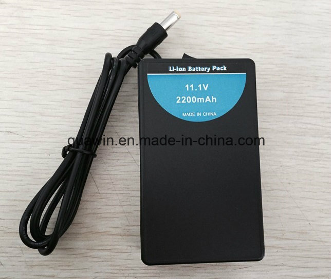 11.1V 2200mAh 18650 Lithium Rechargeable Battery Pack with Case
