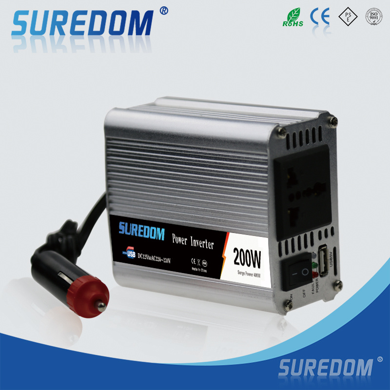 Factory Selling 200W Car Power DC to AC Mini Inverter