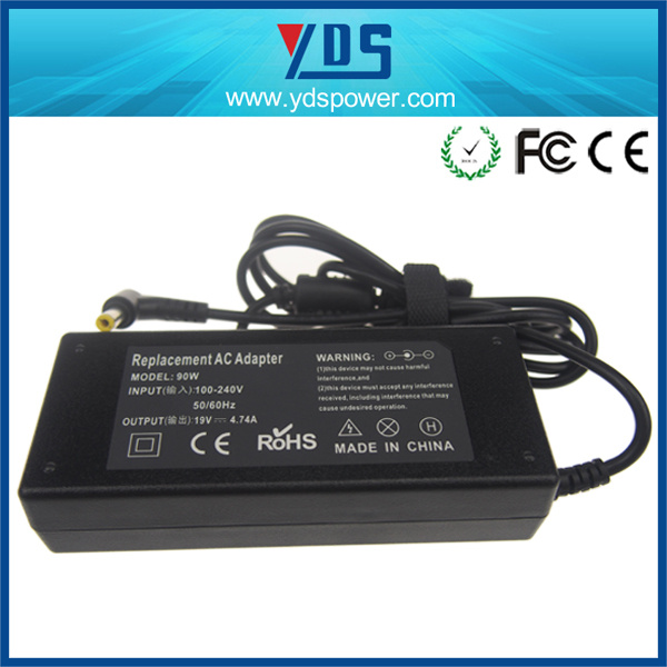 19V 4.74A 90W AC DC Replacement Laptop Adapter for Asus