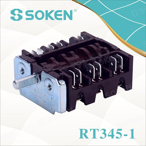 Key Oven Parts for 4 Position Rotary Switch T150 TUV