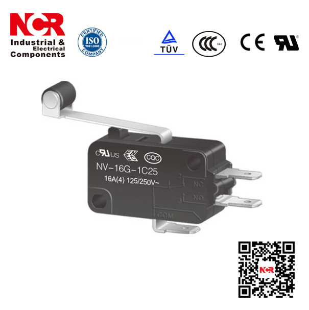 Reliable Basic Microswitch RoHS UL Hinge Roller Lever V Omron