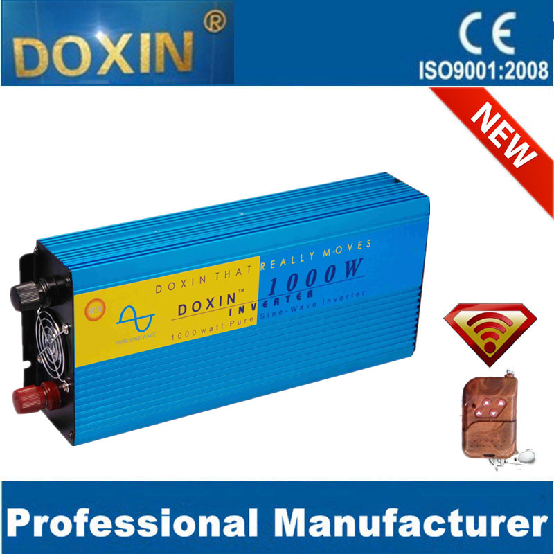 Doxin 1000W Power Inverter Pure Sine Wave with Remote Control