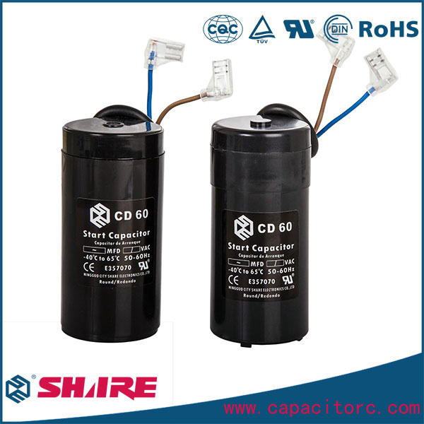 330V 108-130mfd CD60 Motor Start Electrolytic Capacitor