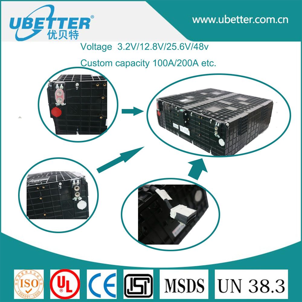 48V 100ah Rechargeable LiFePO4 Battery Pack for Solar Storage System