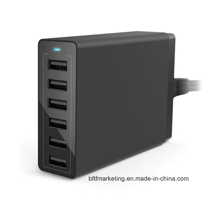 6 Ports 10A USB Home Charger Multiple USB
