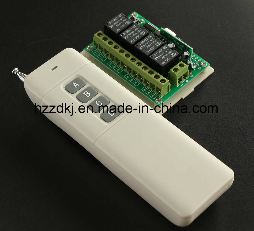 1000meter 4channels RF Receiver and Transmitter Control Kit