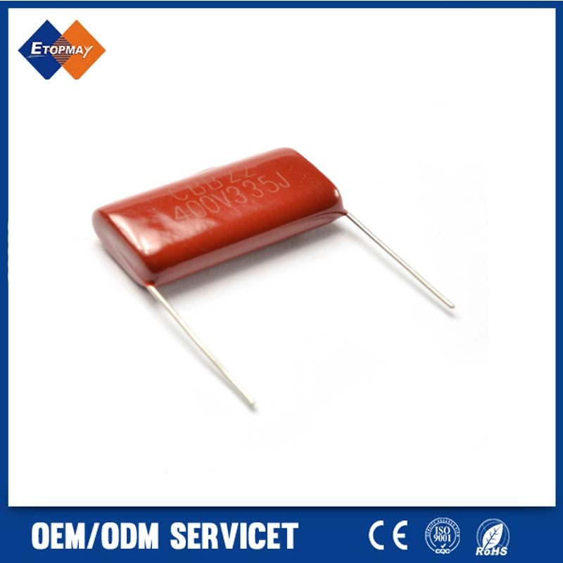 334j 400V Cbb21 Metalized Polypropylene Film Capacitor