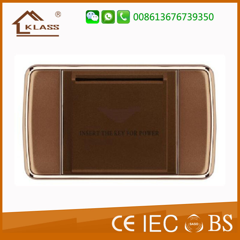 PC Brown Painting Insert Card Power Wall Switch