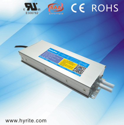 200W 12V IP67 Waterproof LED Power Supply with Ce, Bis