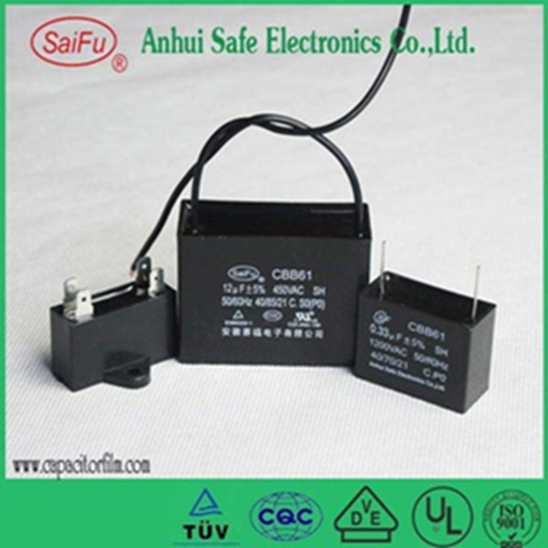 Cbb61 Metallized Polypropylene Film Capacitor 35UF