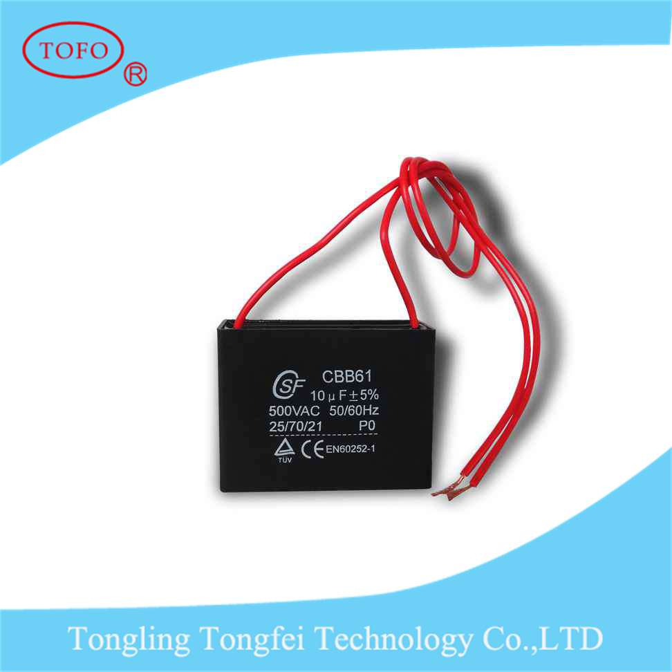 Cbb61 AC Motor Capacitor for Washing Machine