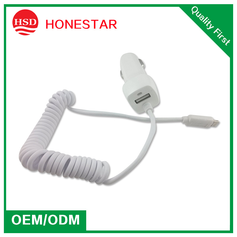 2015 Hot Sell Car Charger with USB Port for iPhone iPad