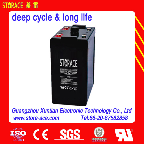 OEM Deep Cycle Solar AGM Battery 2V 600ah