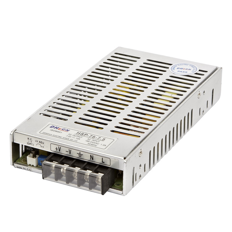 75W Single Output Switching Power Supply With PFC Function (HSP-75)