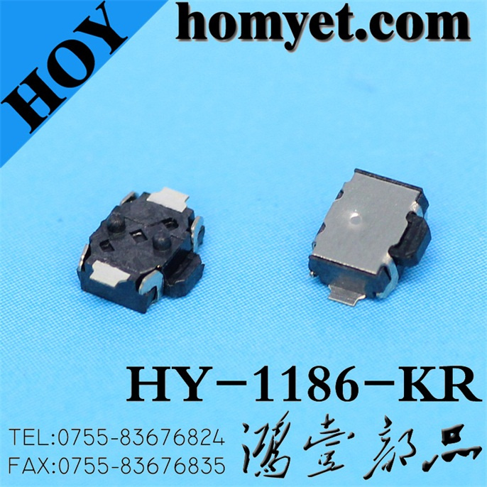 Tact Switch with 4*3mm Registration Mast 2pin SMD Sidepush