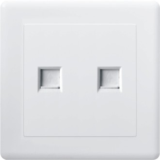 British Standard Double Internet/Double Telephone/Telephone+Internet Socket Flat (A3)