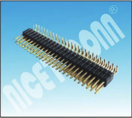 pH: 2.54mm Pin Header Connector Right Angle Dual Row Pins