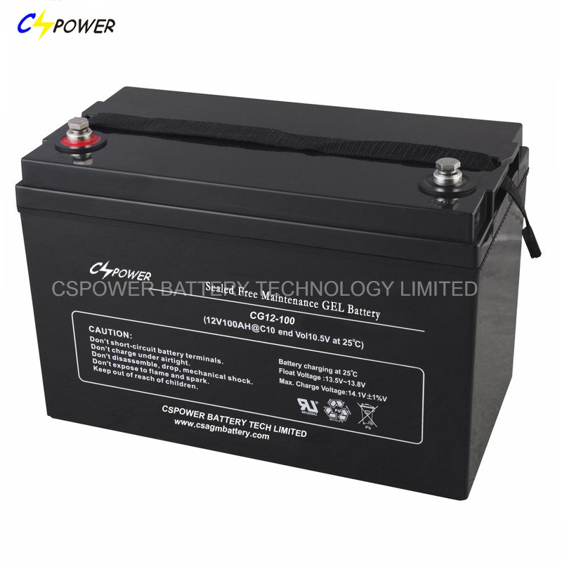 12V 100ah VRLA Solar Battery off Grid Battery UPS Battery