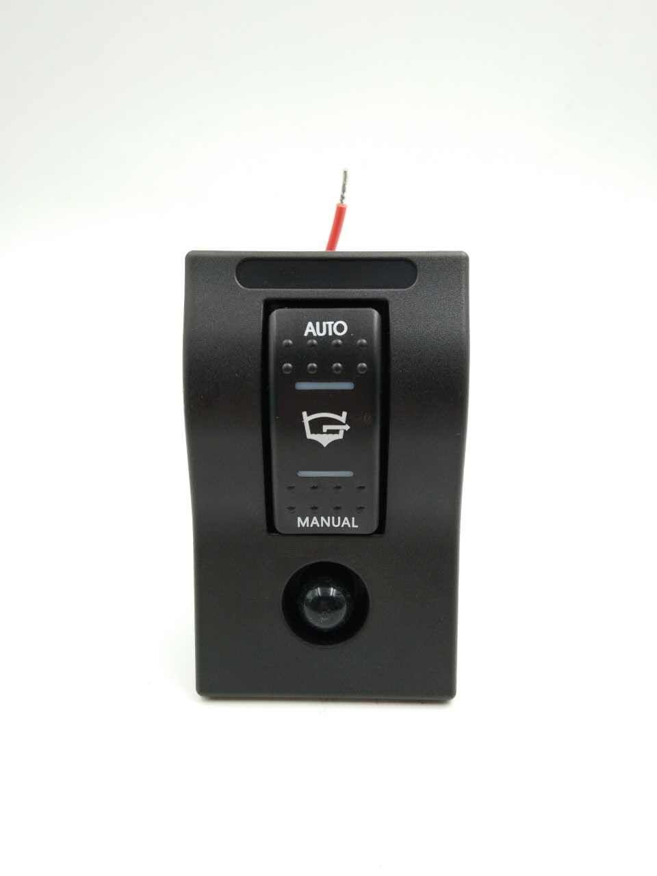 Splashproof Waterproof Rocker Switch Panel Black for Boat Marine