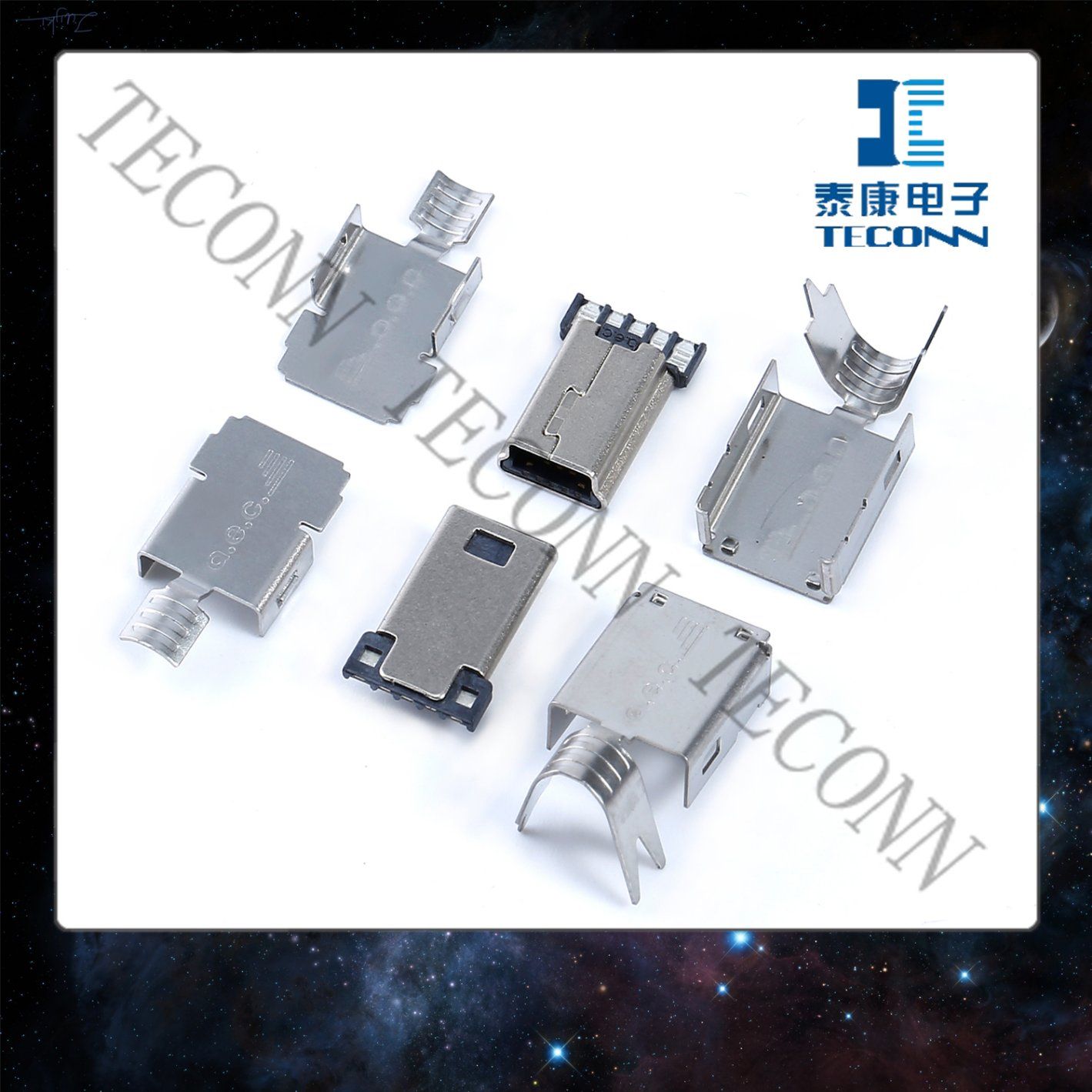 Mini USB 5pin B Type Plug Connector