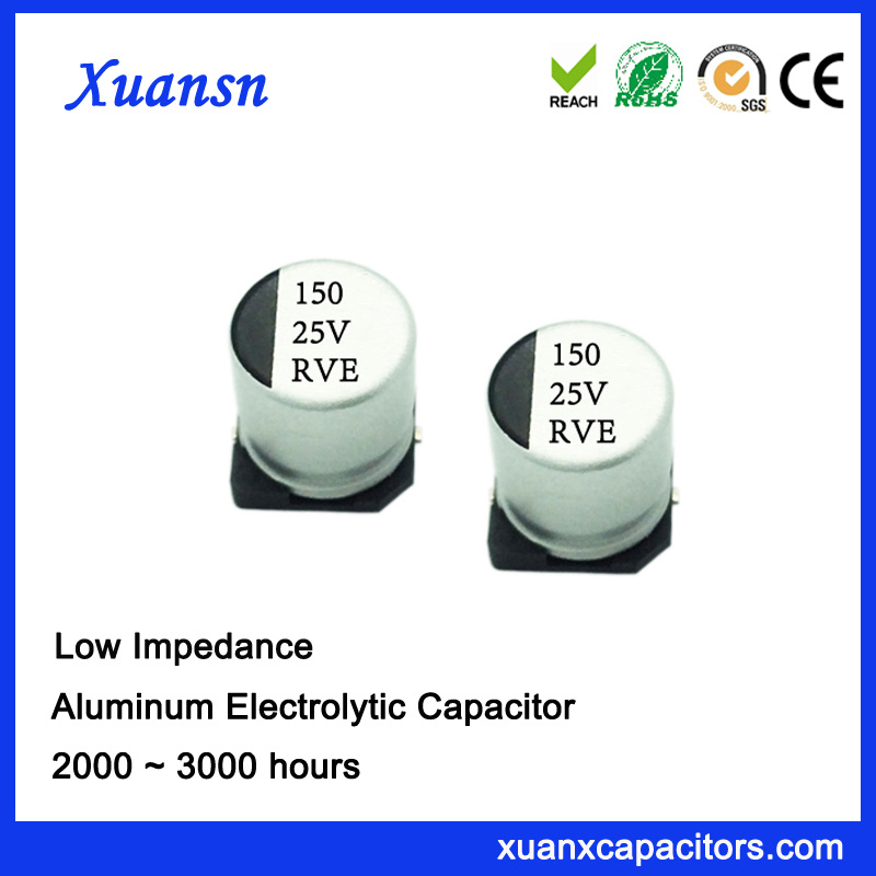 150UF 25V High Stability High Frequency SMD Capacitor