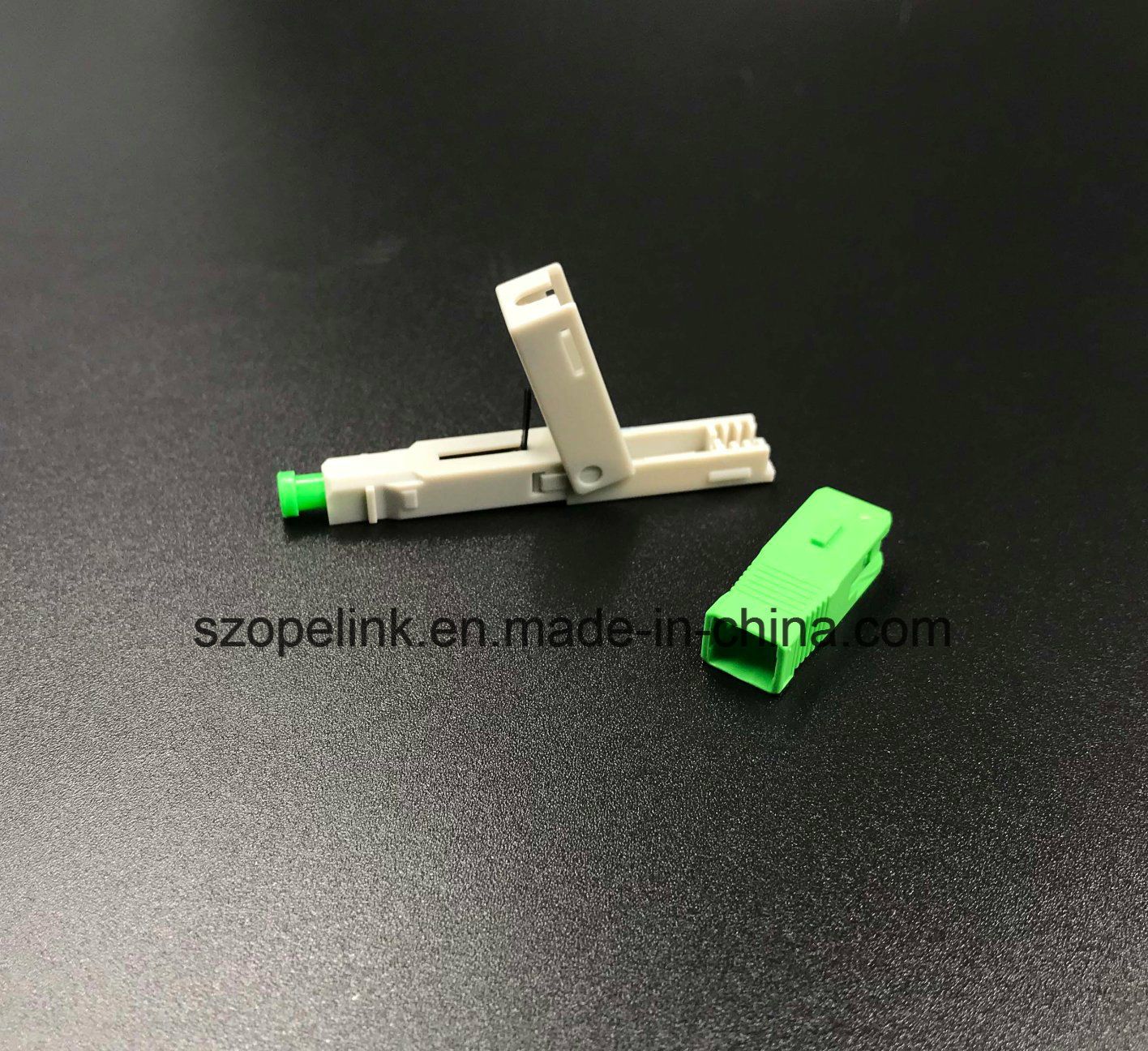 Optical Fiber Fast Connector for Patch Cord Applied in Network and Wireless