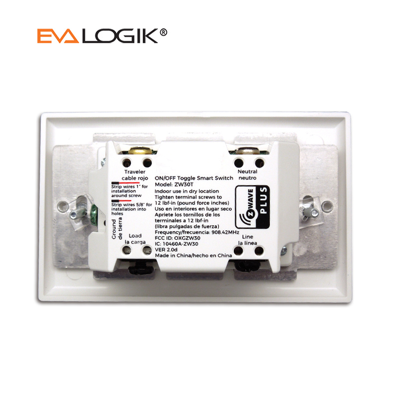 Z-Wave Wireless Remote Control Toggle Switch for Smart Home