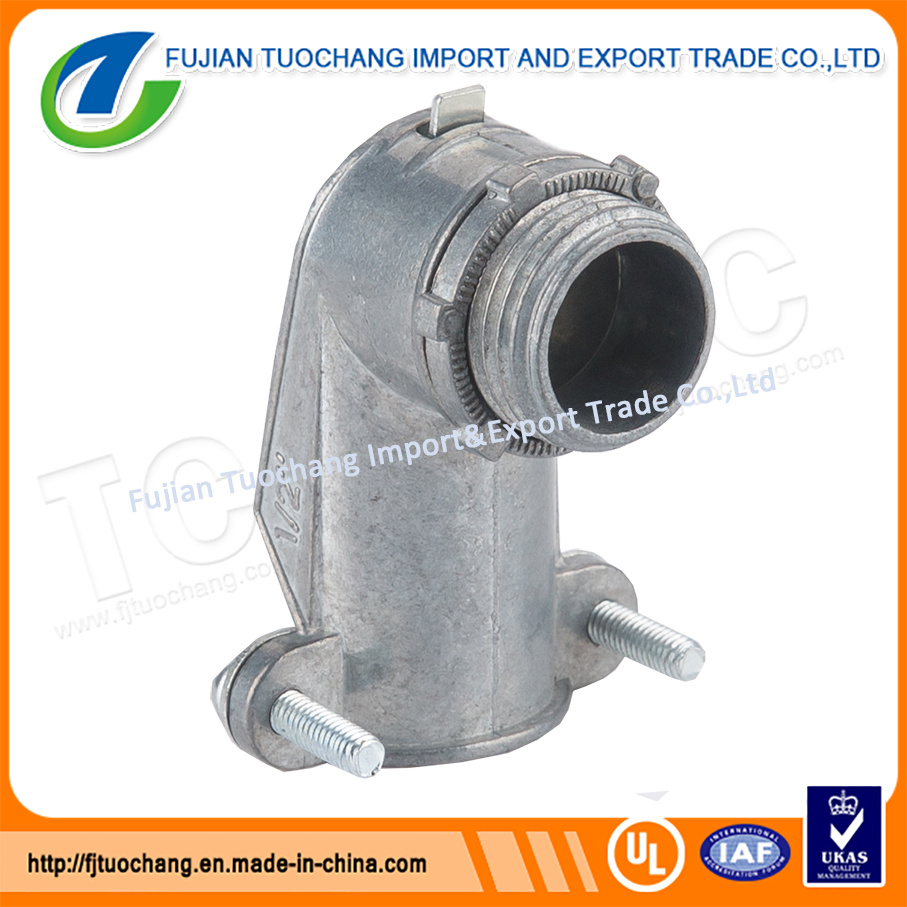 Electrical Conduit Fitting 90 Degree Squeeze Connector