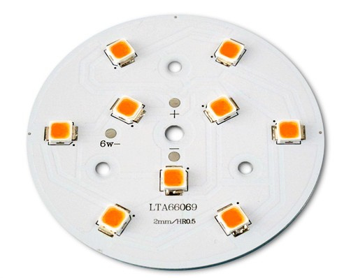 High Quality Aluminum Base LED PCB with Round Shape Circuit PCB
