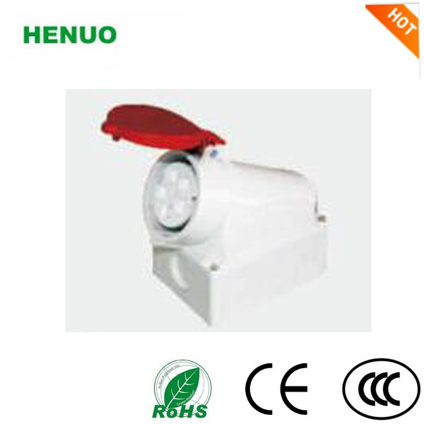 IP67 16A Socket with Switch and Mechanical Interlock