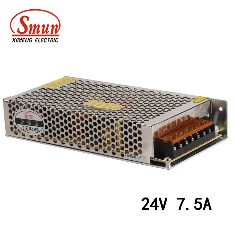 Smun S-180-24 180W 24VDC 7.5A LED Switching Power Supply
