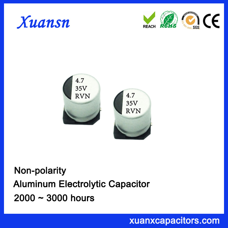 4.7UF 35V SMD Non Polarised Aluminum Electrolytic Capacitor