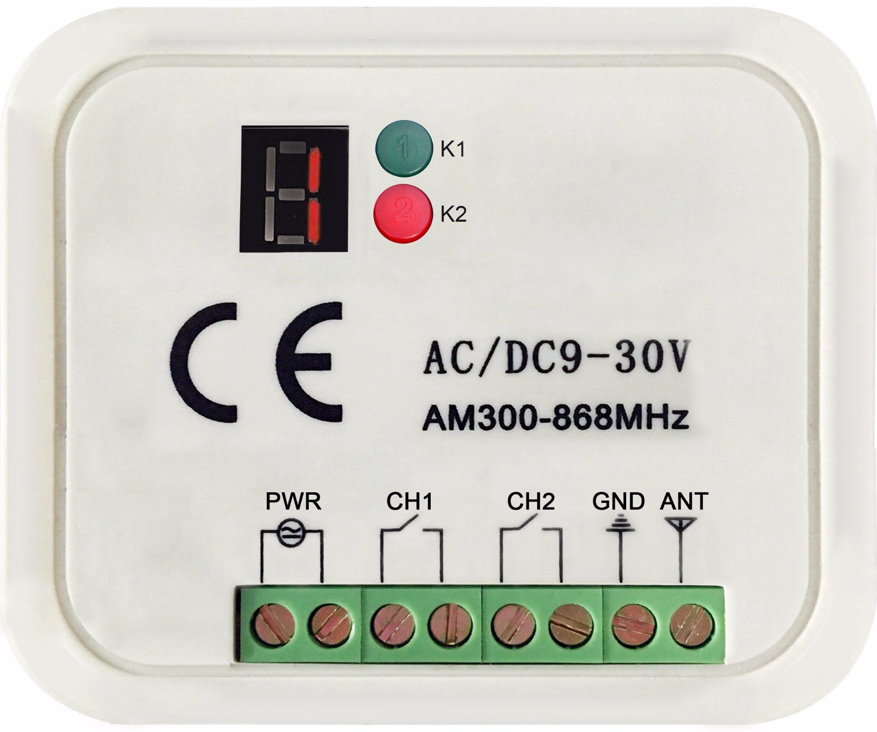 2 Channel Multi Frequency Auto Scan Universal Receiver Switch