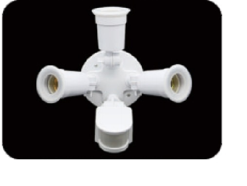 Es-B06c Triple PAR38 Bulb Holder E27 with PIR Function