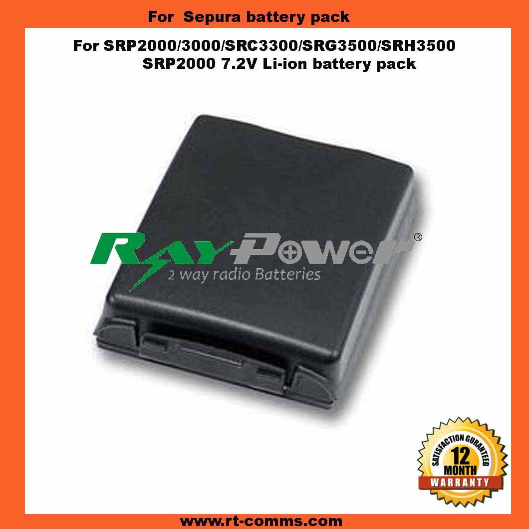 Two Way Radio Sepura Tetra Battery Pack Srp2000 for Srp2000/3000/Src3300/Srg3500/Srh3500