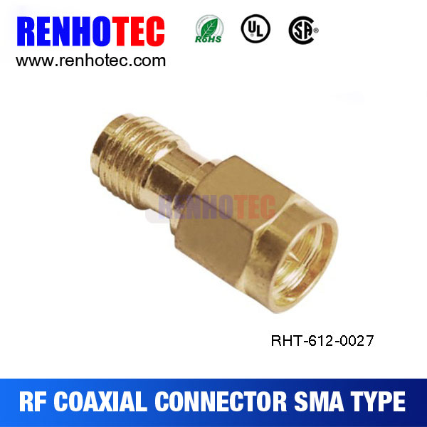 Quickly Fit Adaptor Plug to Jack SMA Connector