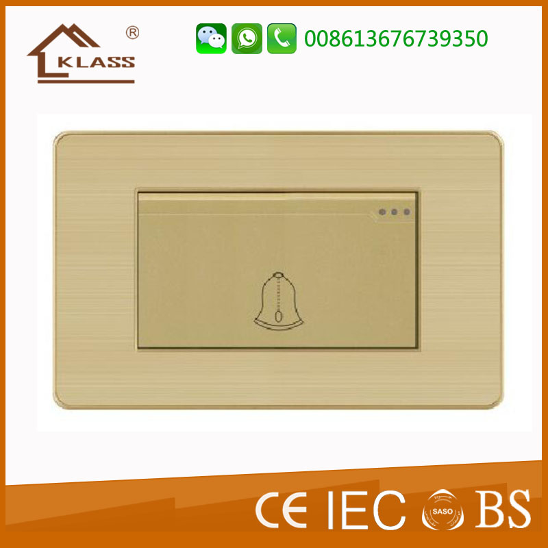 IEC, Ce, Saso Certificate Door Bell Wall Switch