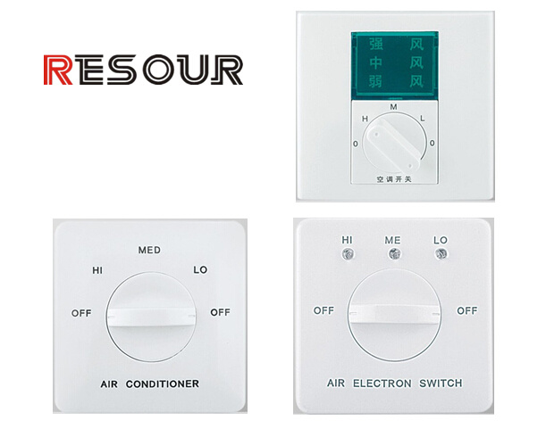 Three Speed Switch for Fan, Mechanical Room Thermostat